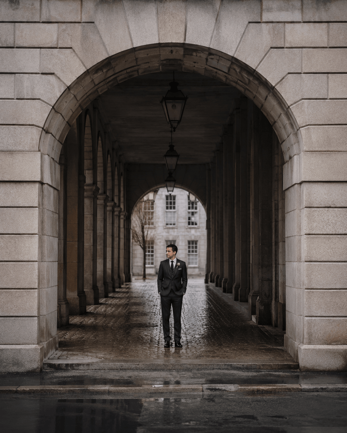 Portrait — cadrage architectural